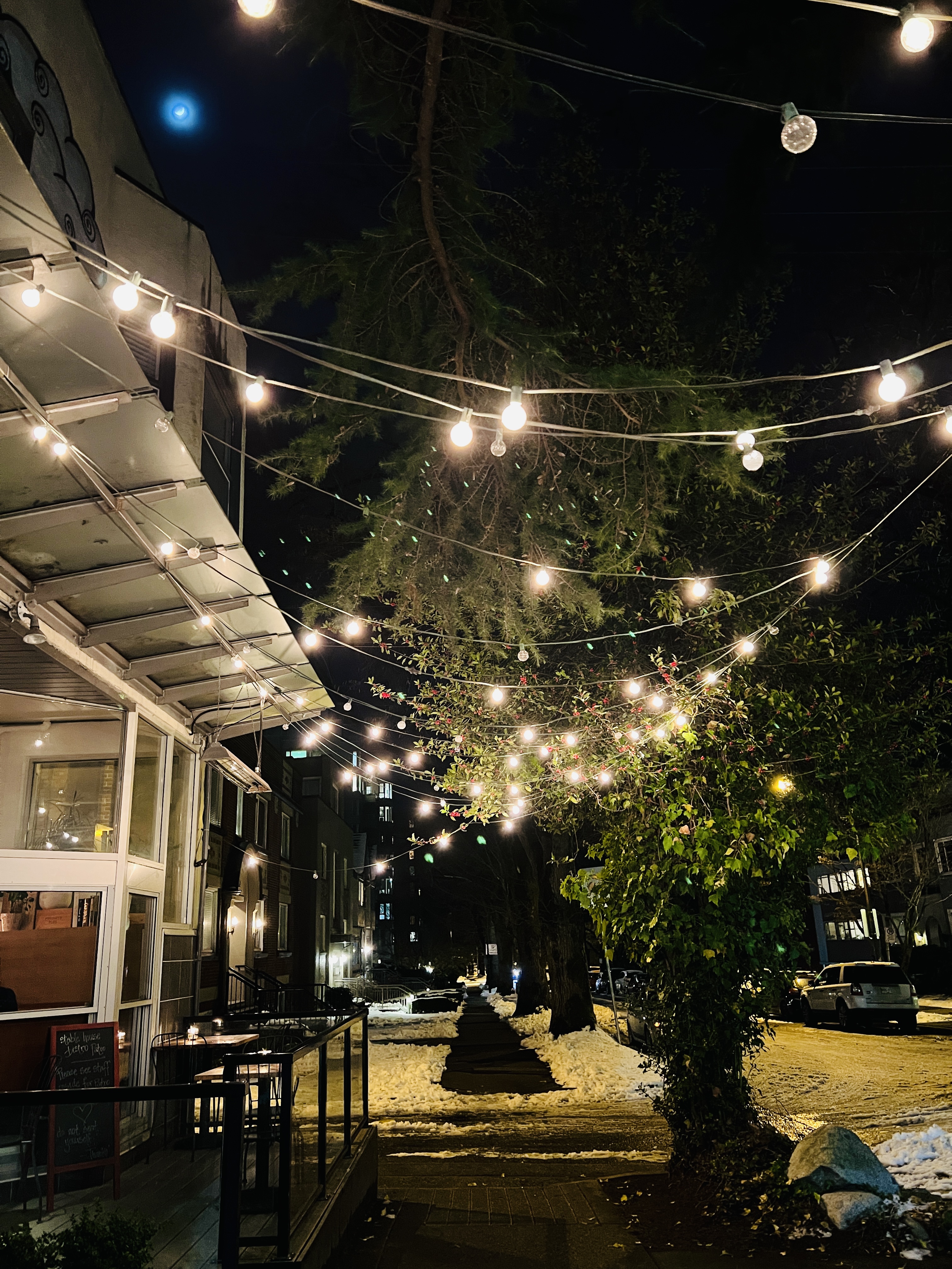Stable House in the winter